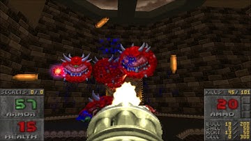 Doom 2 NoMonochrome Level 2 UV Max with Beautiful Doom (Commentary)