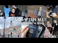 Pack with me to study abroad in madrid spain for a semester