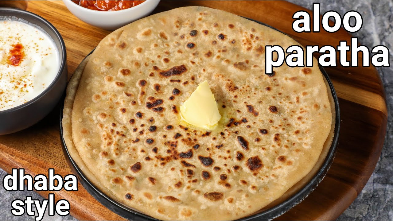 dhaba style pubjabi aloo ka paratha recipe - tips & tricks | chatpata & spicy potato paratha