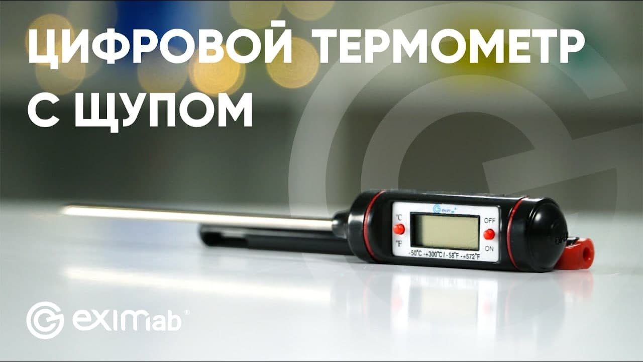ЦИФРОВОЙ ТЕРМОМЕТР С ЩУПОМ (WT-1) - ОБЗОР - YouTube