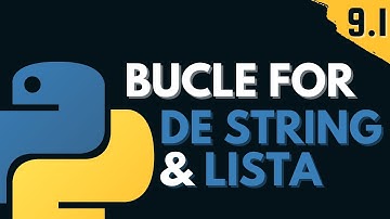 9.1 Bucle For de string y lista | Iteraciones | Programar desde cero en Python