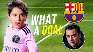 MATEO MESSI SCORED BARCELONA ? Lionel Messis sons first goal for Inter Miami was epic