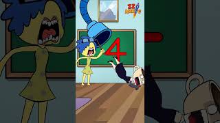 Learn Number 4 with Funny Cartoon Characters! 😂🧠  Educational Kids Shorts