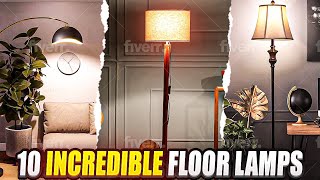 10 INCREDIBLE Floor Lamps You NEED To Buy!!