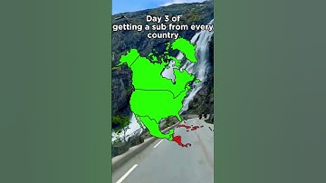 Day 3 of getting a sub from every country #shorts #viral #video #subscribe #usa #america #map #road