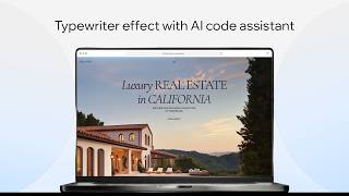 Create a typewriter effect in seconds with AI | Wix Studio screenshot 1