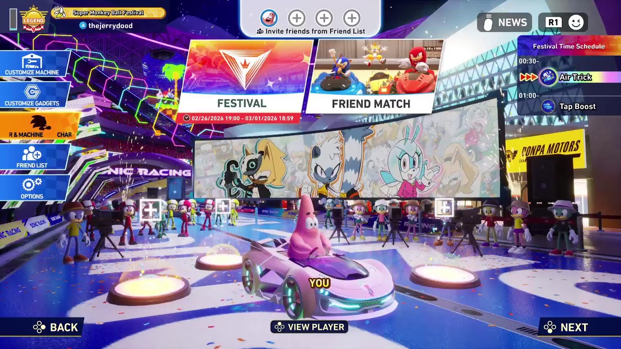 Late night Sonic Racing stream