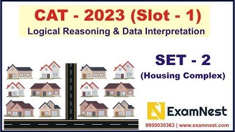 CAT 2023 | LRDI Solutions | Slot 1 | Set - 2 | Housing Complex | Logical Reasoning