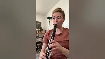 Clarinet Scales: A/f# @ 60bpm