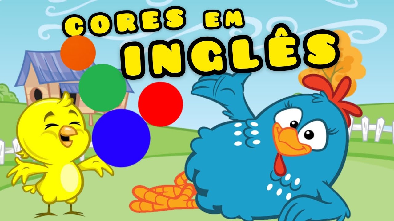 Galinha Pintadinha ensina as cores em inglês || Pintinho Amarelinho ...