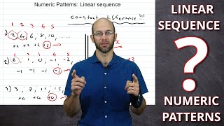 HOW to solve a LINEAR SEQUENCE in NUMERIC PATTERNS - Grade 8