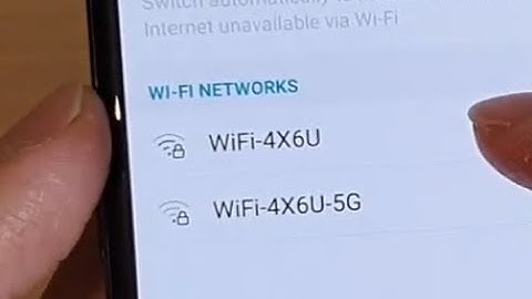 LG V50: How to Connect To A Wifi Network