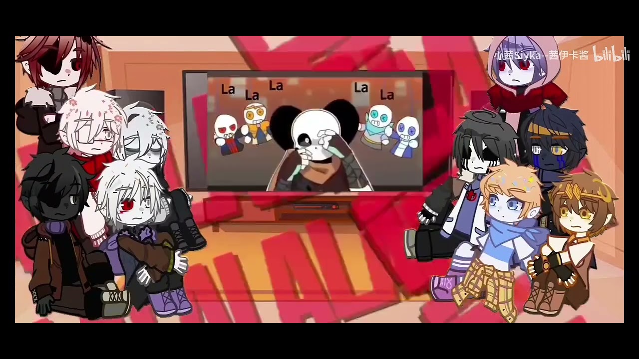 Depressive ink react to sans au(Part1)