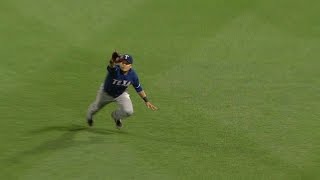 TEX@BOS: Choo makes diving catch to rob Ramirez