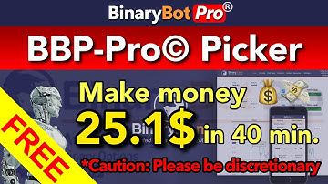 Binary Bot Pro | BBP-Pro© Picker (2021)