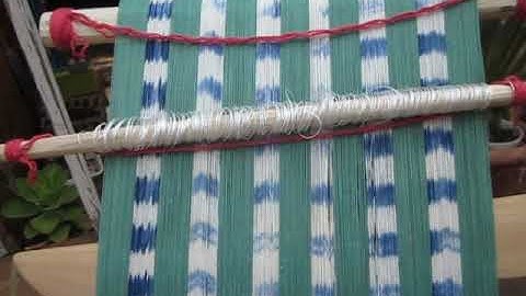 How to weave on a Practice Backstrap Loom 2