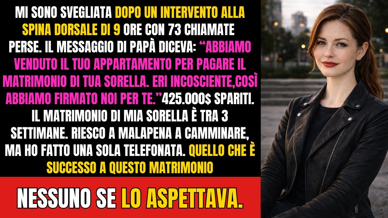 I Miei Genitori Hanno Venduto Il Mio Appartamento Da 425.000$ Mentre Ero In Sala Operatoria, ma…