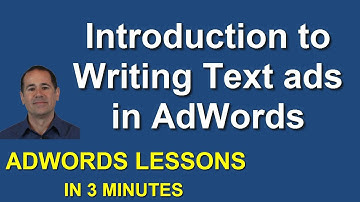 Introduction to Writing Text ads in AdWords