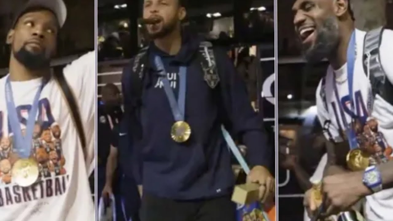 TEAM USA CRAZY CELEBRATION AT HOTEL AFTER WINNING GOLD MEDAL BEATING ...
