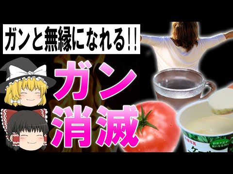 【科学的根拠アリ】食べればガンと無縁になる!ガンリスクを下げる食べ物４選【ゆっくり解説】