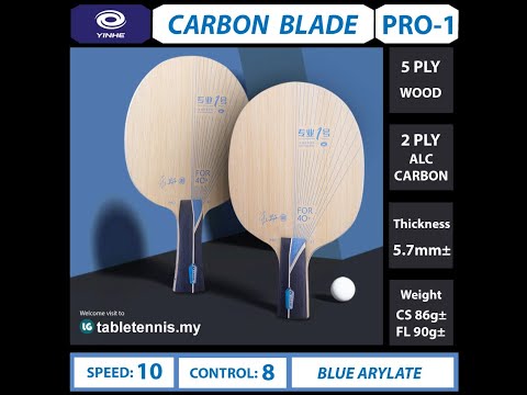 Yinhe Pro 01 Carbon Blade Reniew Video