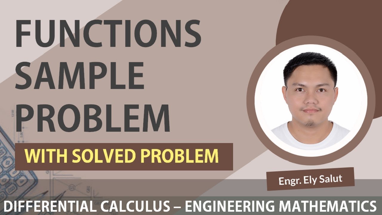 FUNCTION SOLVED PROBLEM FOR DIFFERENTIAL CALCULUS - YouTube