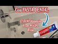 CON PASTA DENTAL  TU BAÑO BLANQUITO Y CON MUCHO BRILLO| COMO LIMPIAR EL BAÑO SIN QUIMICOS