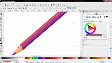 Draw Colored Pencils PART 3 - Inkscape Tutorial