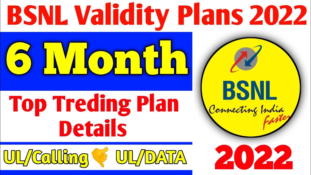 bsnl-6-month-validity-recharge-2022-bsnl-6-month-validity-plan-youtube