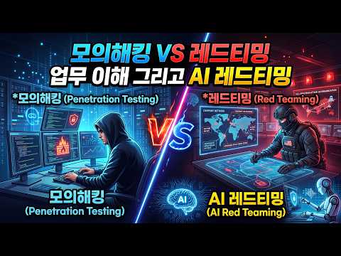모의해킹 VS 레드티밍 업무 이해 그리고 AI 레드티밍