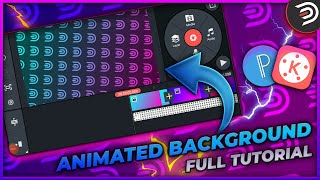 How to create Animated Background in KineMaster | Animated Background | 2d animated background 😍