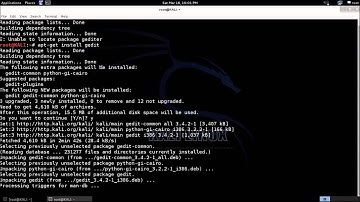 How to install gedit text editor in Kali Linux ‏
