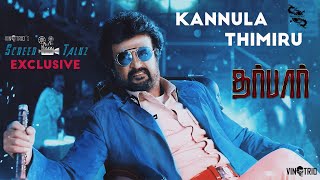 Kannula Thimiru  Hd Song  Darbar 2020 kannula Thimiru darbar rajinikanth rajini