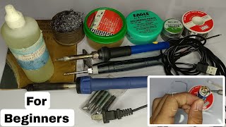 Basic Soldering Iron Set For Beginners GIVEAWAY!