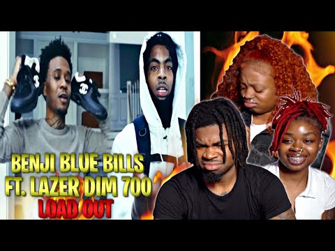 FIRST LISTENπ₯ Benji Blue Bills - Load Out ft. LAZER DIM 700 (Official Music Video) | REACTION