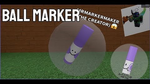 HOW TO FIND THE BALL MARKER! FIND THE MARKERS ROBLOX THEROBLOXIANGAMER