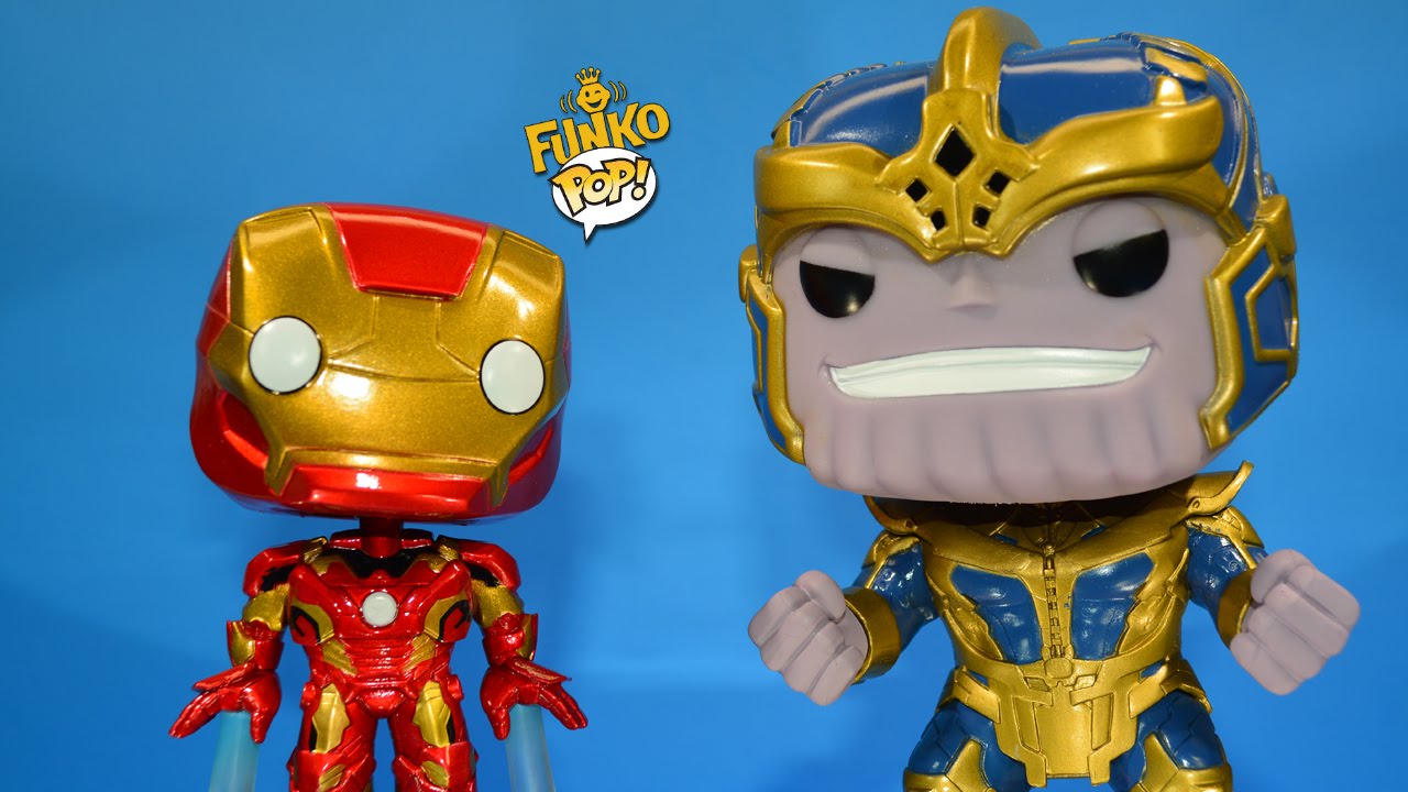 Funko Pop Iron Man Mark 43 Thanos Unboxing Marvel Universe Youtube