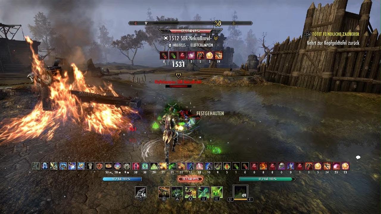 The Elder Scrolls Online - PvP - Arcanist vs Arcanist - YouTube
