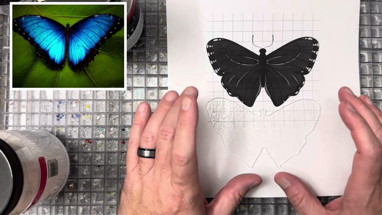 Fun #FusedGlass Butterfly Commission WITHOUT Using Molds