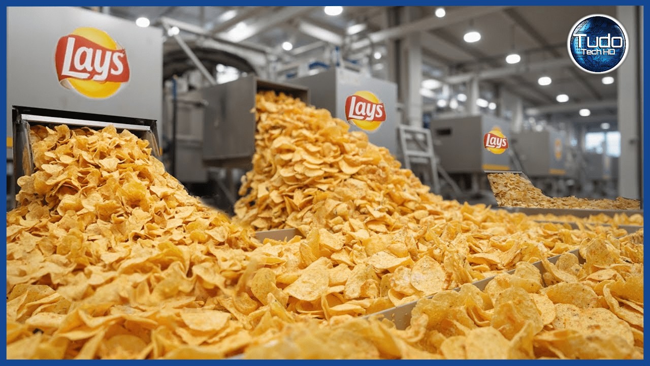 Como a Batata Chips Lay’s é Feita - Incrível Processo Industrial de Fabricação da batata frita Lay’s
