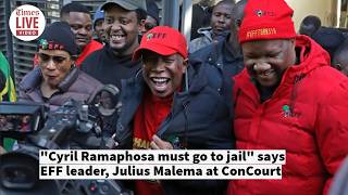Malema: Ramaphosa is going to jail after Phala Phala ConCourt ruling @TimesLIVEVideo