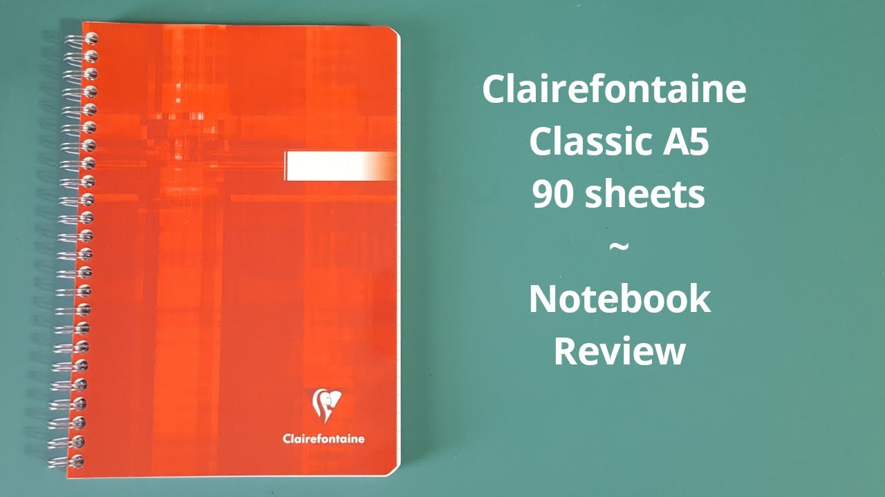  Clairefontaine Wirebound Notebook - Ruled 90 sheets