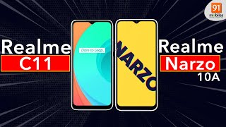 Realme C11 vs Realme Narzo 10A: Comparison overview