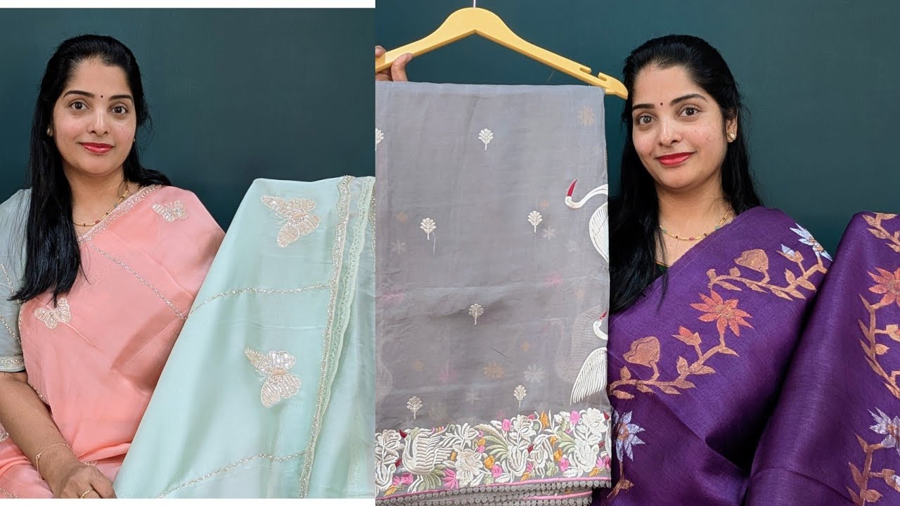 Pure tussers, pure HO silks, soft organzas, mysore crepes, tusser georgetes & many more - 9010501222