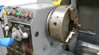 Sharp 24120K 24 x 120 Heavy Duty Precision Lathe w/ Newall DP700 Digital Readout, 4-1/8 Bore