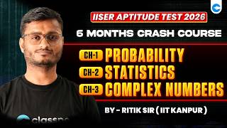 🔴Parthav1.0: Probability, Statistics & Complex Numbers | IISER Aptitude Test (IAT) 2026
