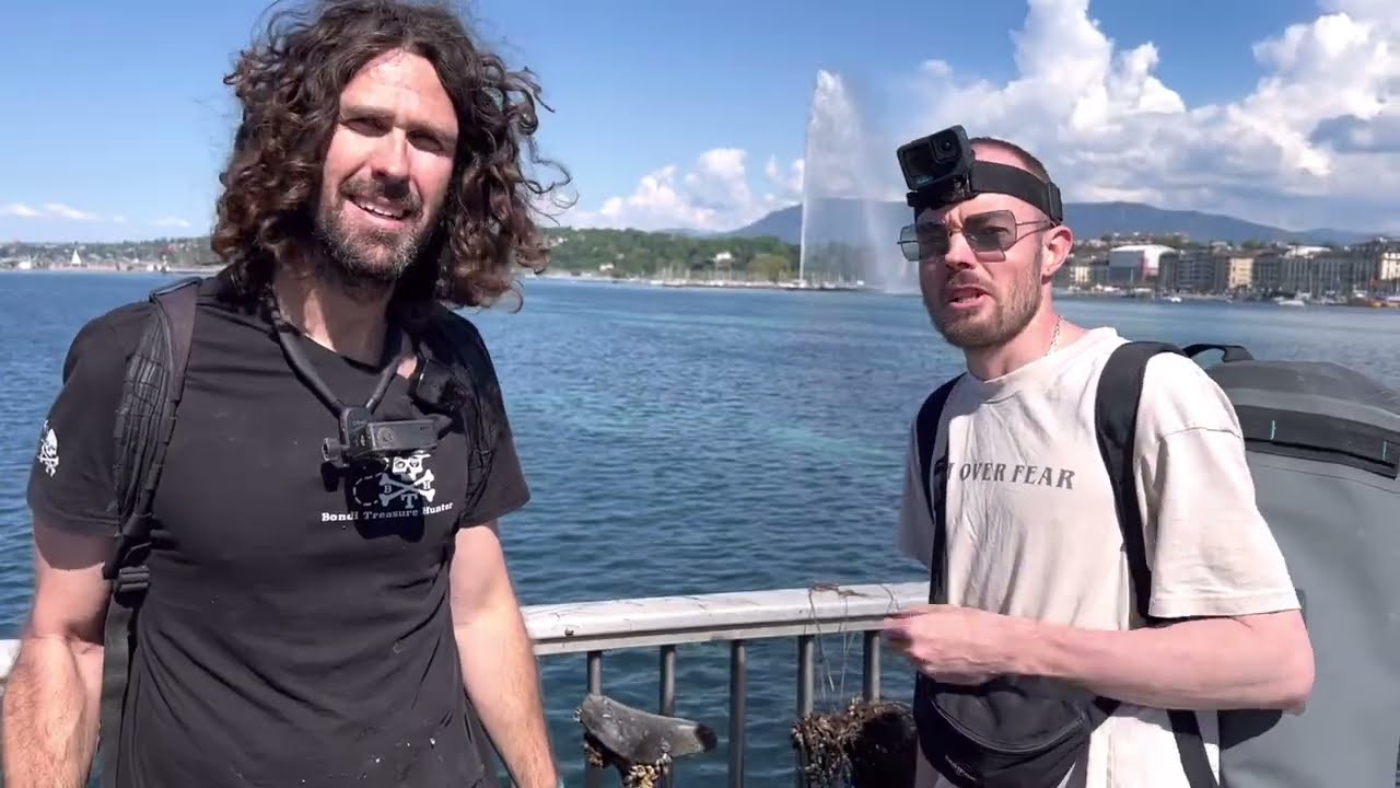 Magnet Fishing Cristal Clear Water! River Clean Up! Ft. ​⁠