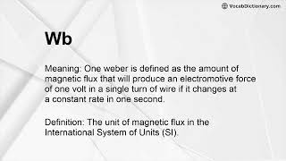 Wb Meaning