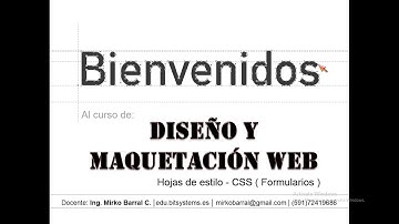 Diseño y maquetación web - hojas de estilo ( CSS ) - Formularios