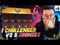 Un challenger contre 5 bronzes  le niveau est exceptionnel  otp yasuo challenger 950 lp